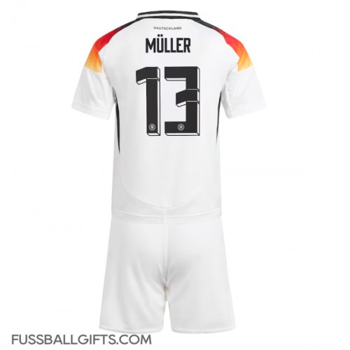 Deutschland Thomas Muller #13 Fußballbekleidung Heimtrikot Kinder EM 2024 Kurzarm (+ kurze hosen)